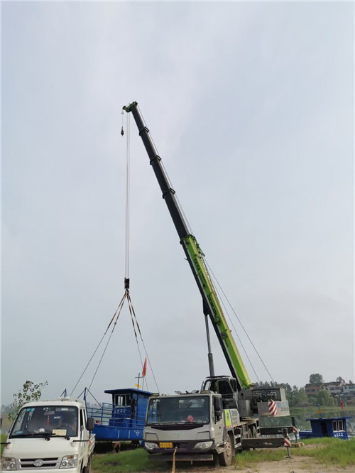 萍乡市桥梁建设吊装案例